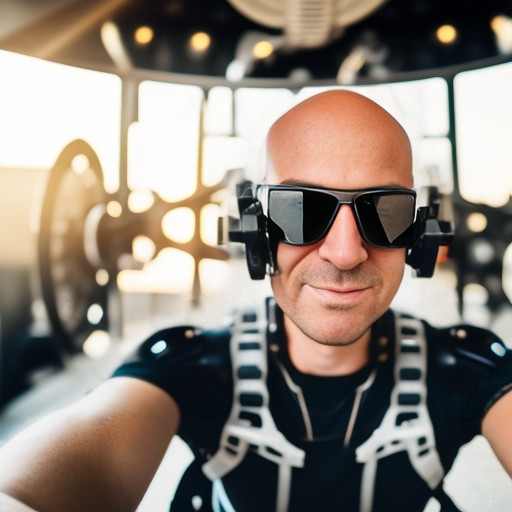 Por fim, Stelfie apresenta seu equipamento futurista de viagem no tempo — Foto: Reprodução/Twitter