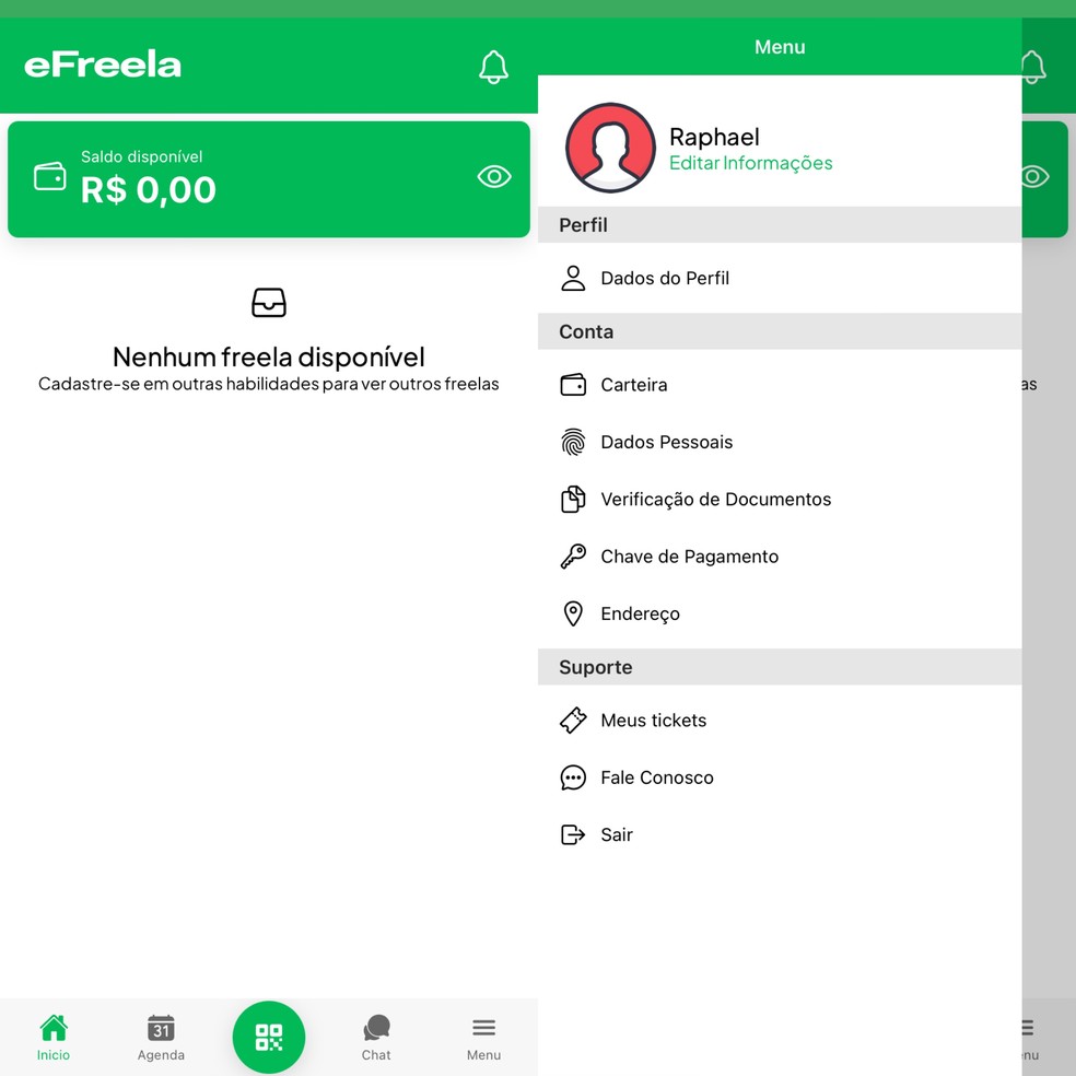  Reprodução/eFreela