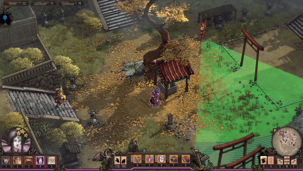 Shadow Tactics: Blades of the Shogun - Aiko's Choice chega aos consoles da nova geração trazendo furtividade e estratégia — Foto: Reprodução/Steam