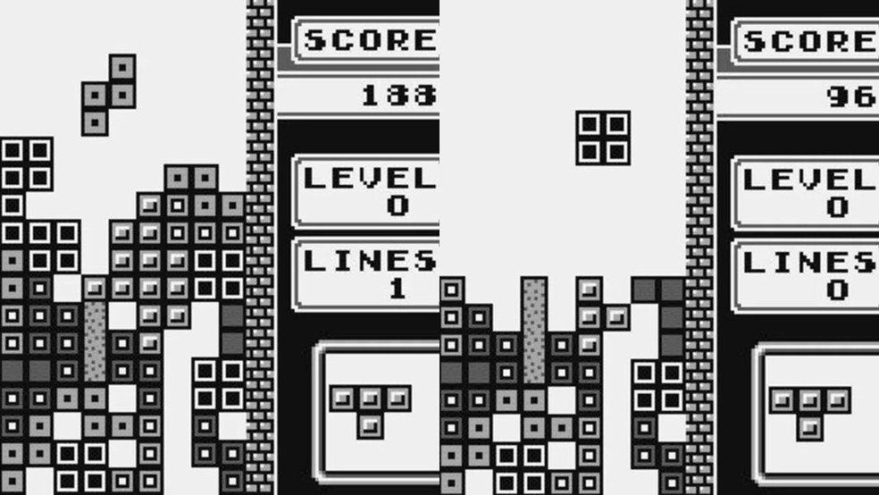 A versão de Tetris para o Game Boy foi um imenso sucesso e responsável por boa parte da popularidade do portátil — Foto: Reprodução/Nintendo