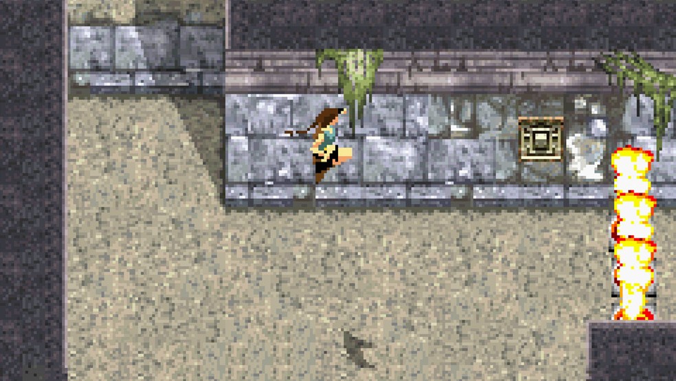 Tomb Raider: The Prophecy adaptava a fórmula da série de maneira satisfatória no Game Boy Advance — Foto: Divulgação/Ubisoft