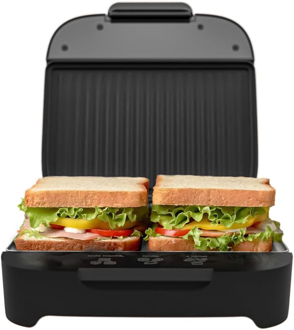 A sanduicheira/grill é uma aliada dos consumidores, mas pode afetar bastante a conta de luz — Foto: Reprodução/Amazon