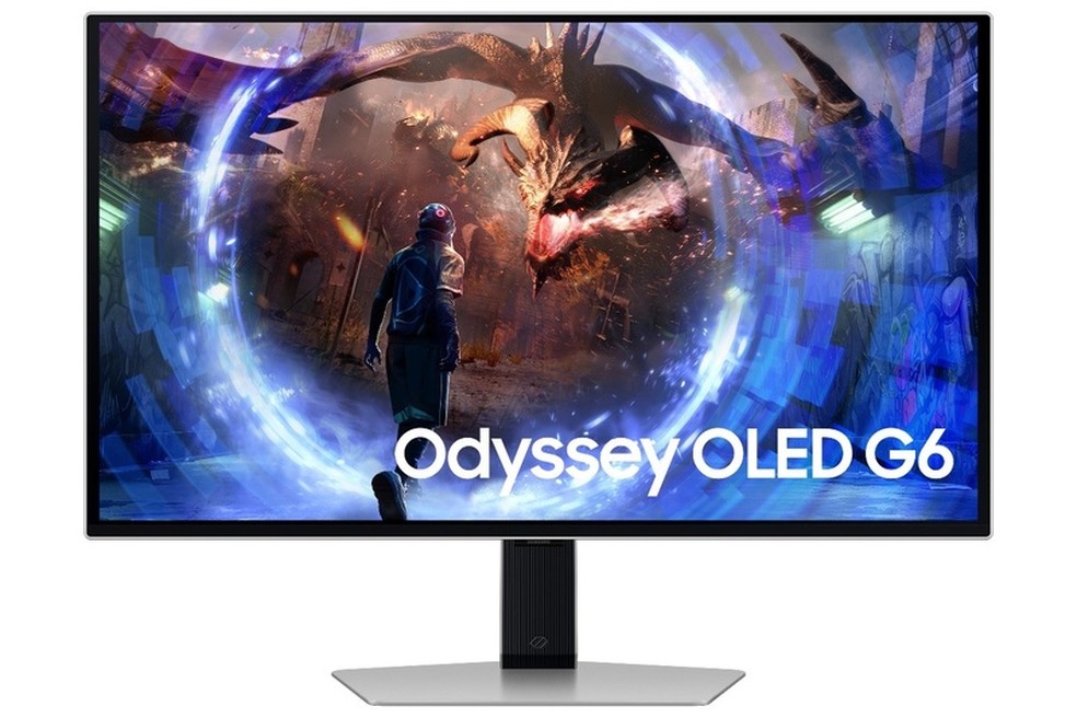 Samsung lança monitores gamer Odyssey OLED G8 e G6 com tela de até