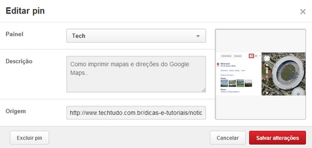 Como Editar Um Pin No Pinterest