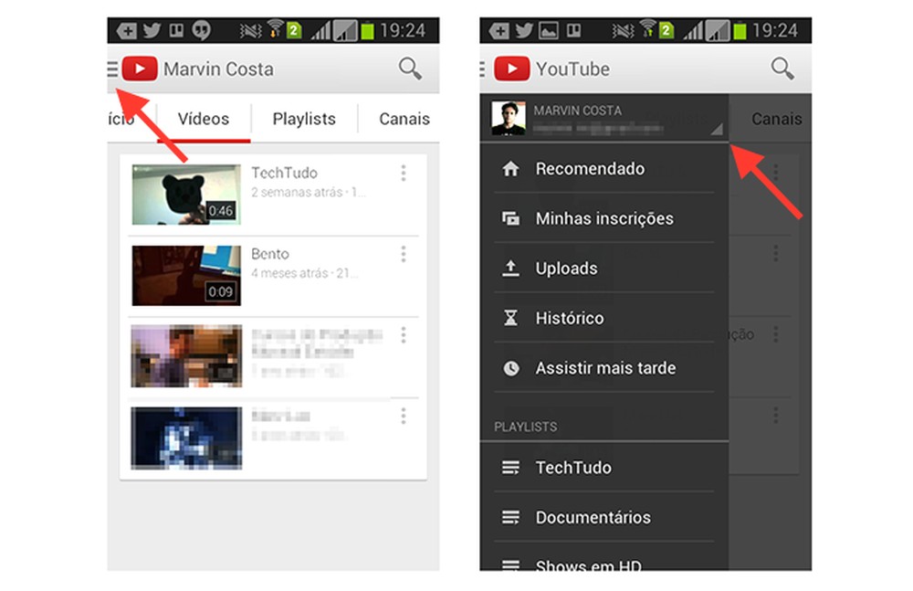 Como utilizar duas contas do YouTube no mesmo celular?