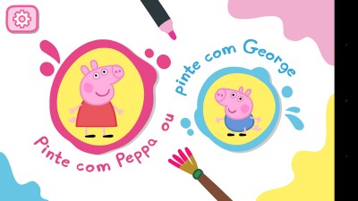 Peppa Pig 7 desenhos para Colorir