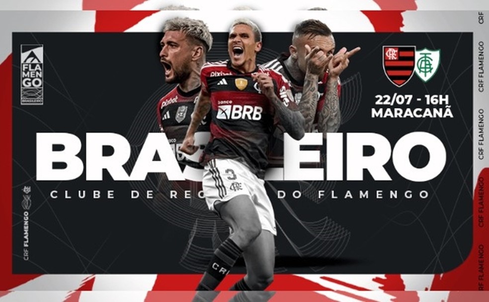 América-MG x Flamengo: onde assistir ao vivo grátis e escalações