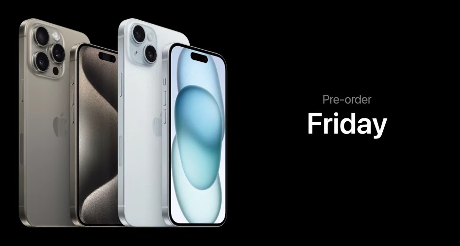 iPhone 15 tem pré-venda anunciada nos Estados Unidos Foto: Reprodução/Apple