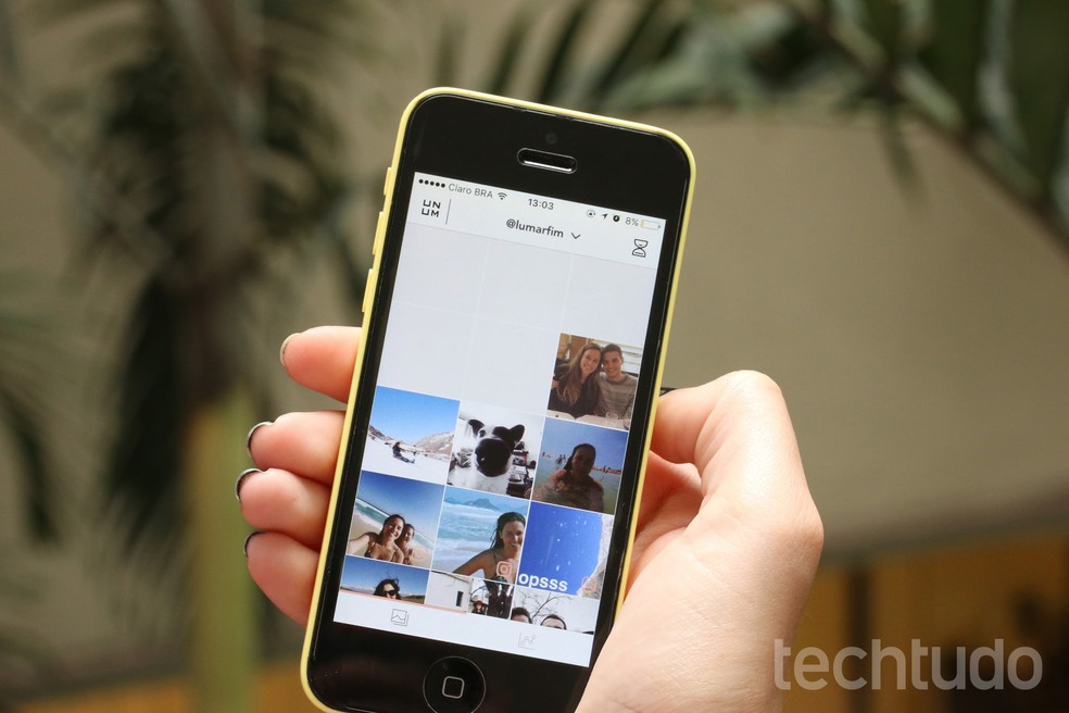 Para organizar o feed do Instagram é preciso recorrer a aplicativos de terceiros — Foto: Carolina Oliveira/TechTudo