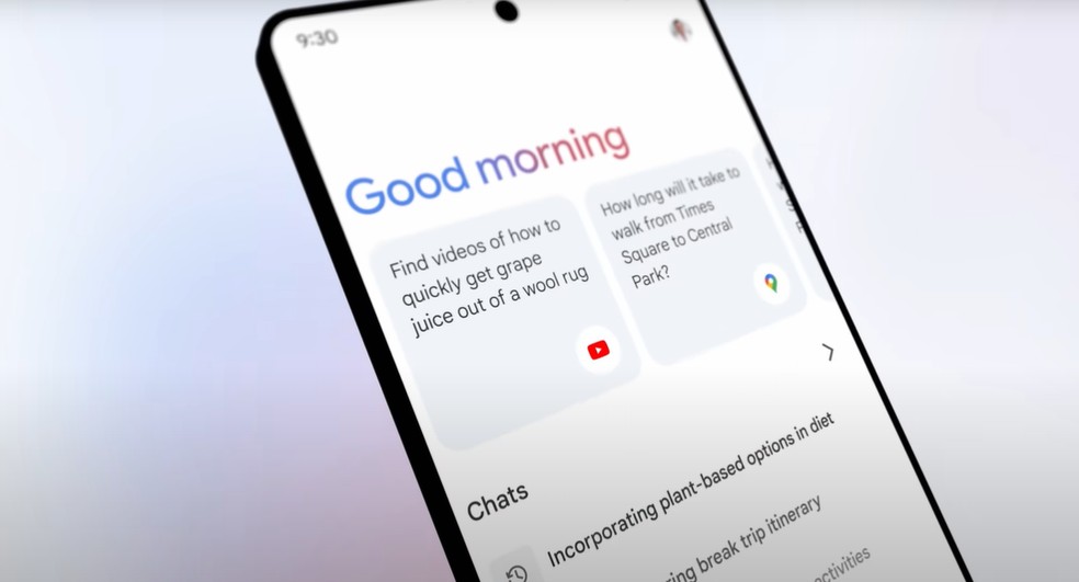 Confira ferramentas presentes no Gemini, app de inteligência artificial do Google — Foto: Reprodução/Google
