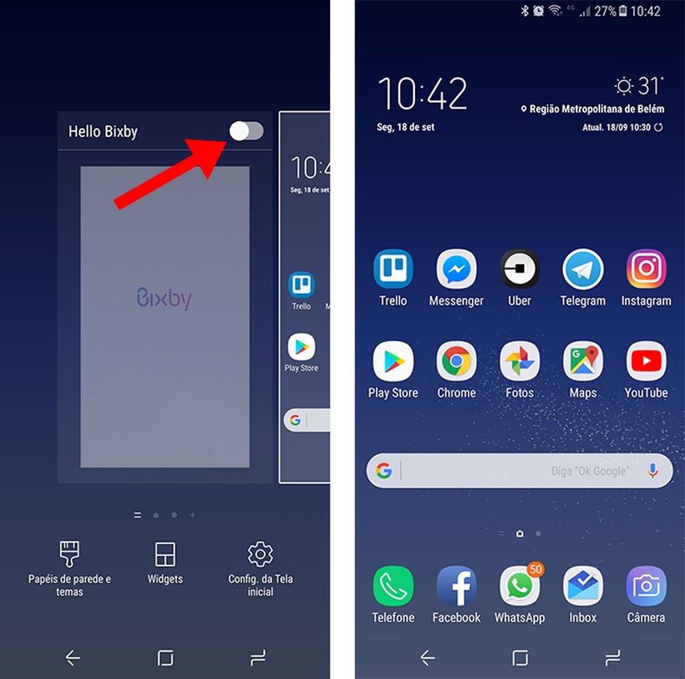 Como desativar a Bixby no Galaxy S8