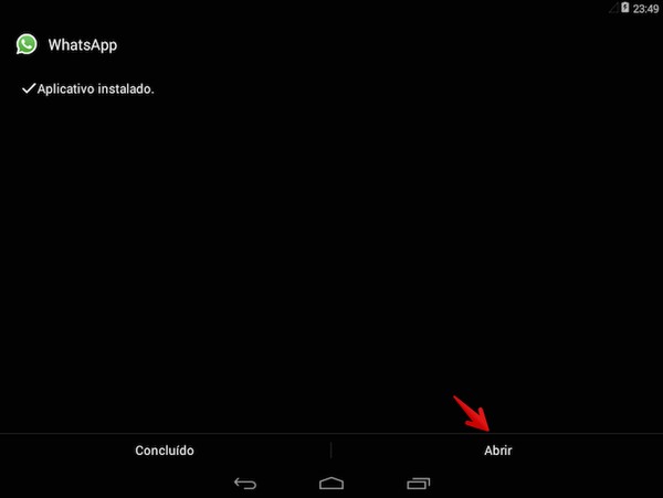 Como instalar o WhatsApp no tablet Android