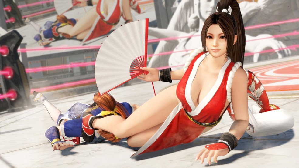 Mai Shiranui é mais uma personagem de jogo de luta com visual extremamente sexualizado — Foto: Divulgação/SNK