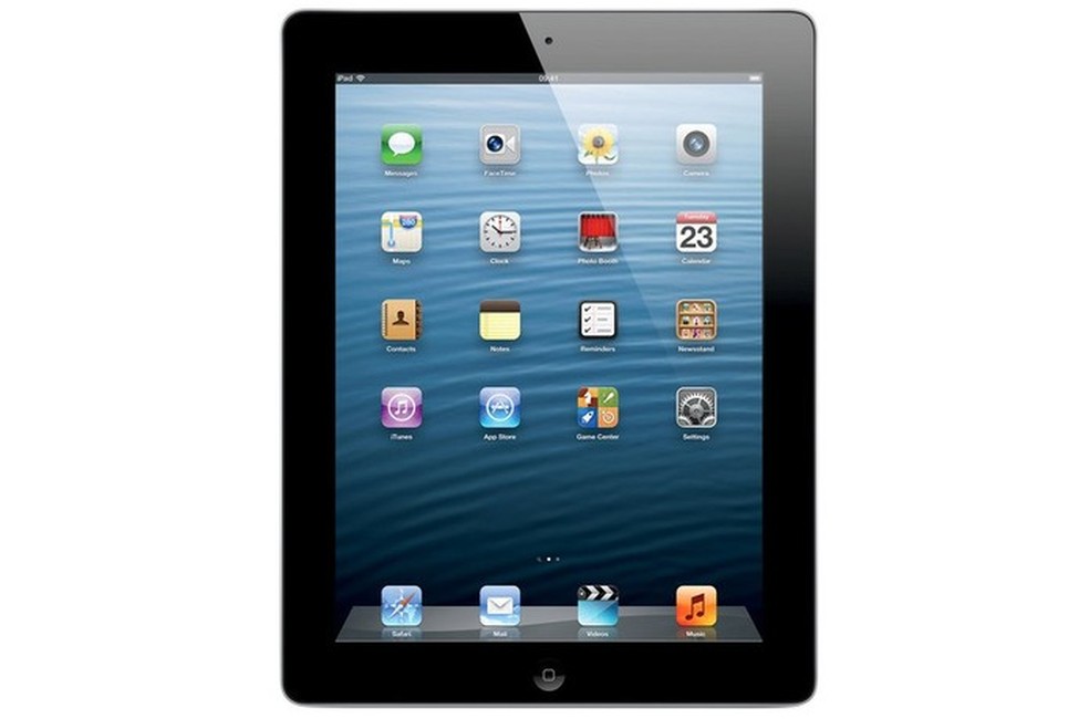 iPad 4 tem tela de 9,7 polegadas com qualidade bastante similar às do modelos mais novos (Foto: Divulgação/Apple) — Foto: TechTudo