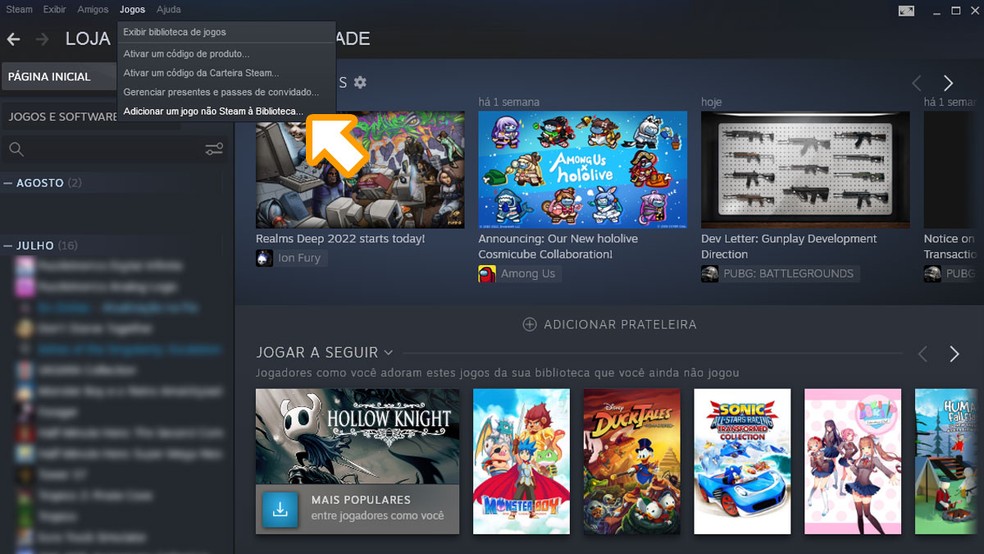 Steam Brasil - Transfira de graça seus jogos do Steam para o GOG