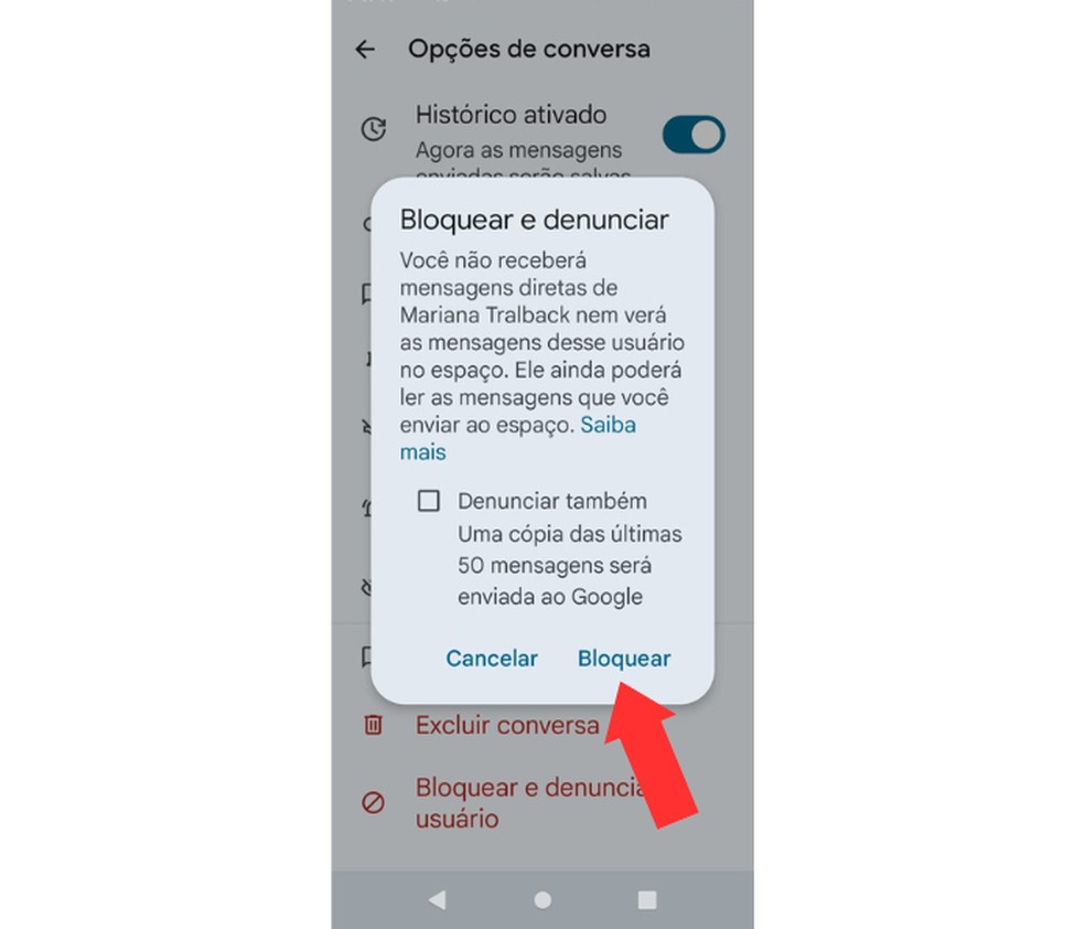  Reprodução/Mariana Tralback
