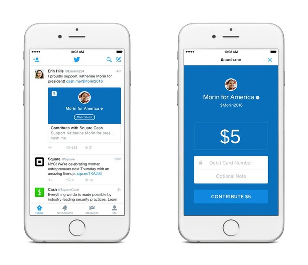 Twitter e Square lançam doação para campanha eleitoral no microblog