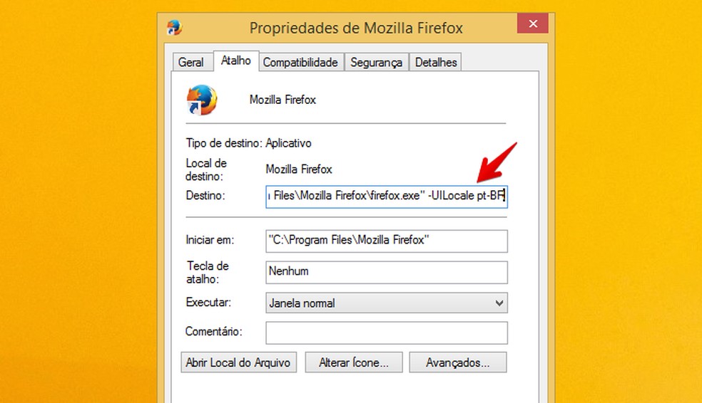 Como mudar o idioma do Firefox para português