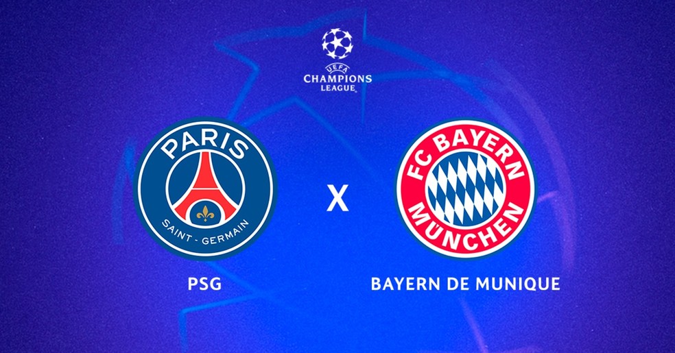 PSG x Bayern ao vivo: onde assistir ao jogo da Champions League