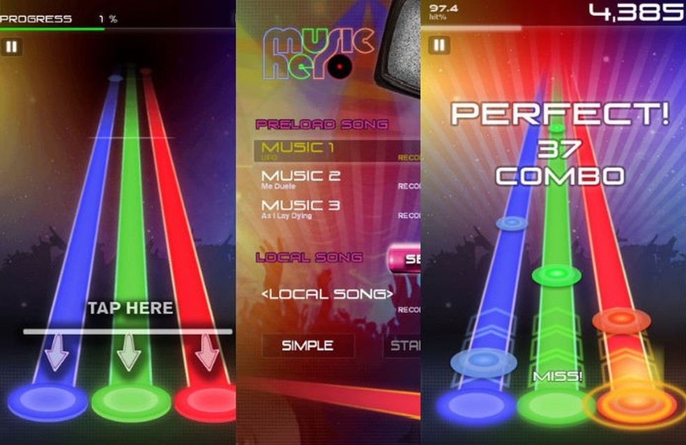Magic Piano e Beats: conheça os melhores clones de Guitar Hero