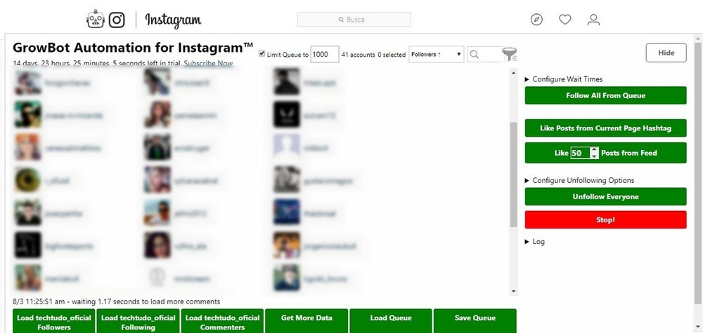 Growbot Automator for Instagram: conheça riscos da extensão do Chrome
