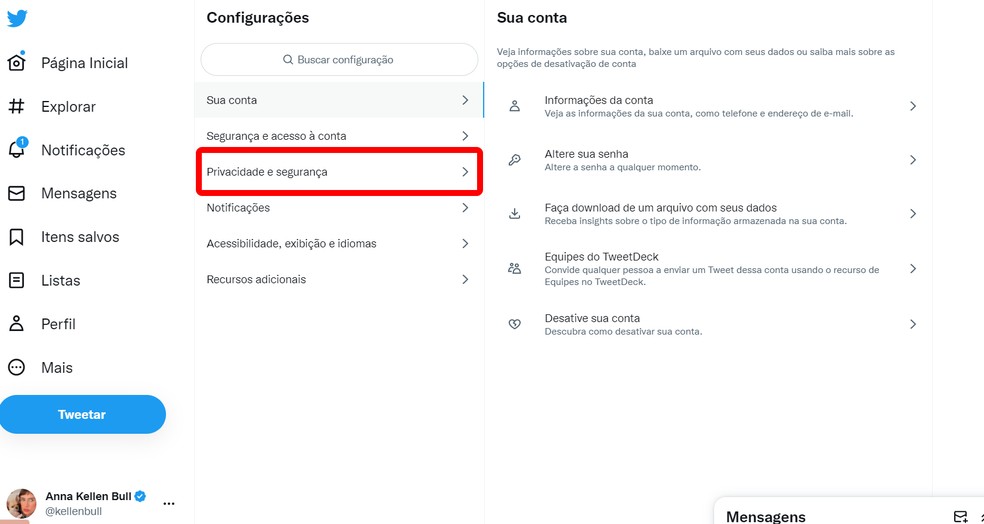 Como privar o Twitter? Veja como trancar e deixar sua conta privada