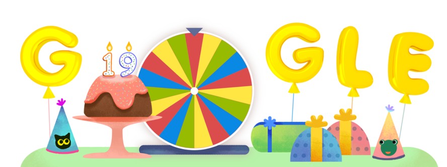 Google completa 15 anos e comemora com jogo em doodle