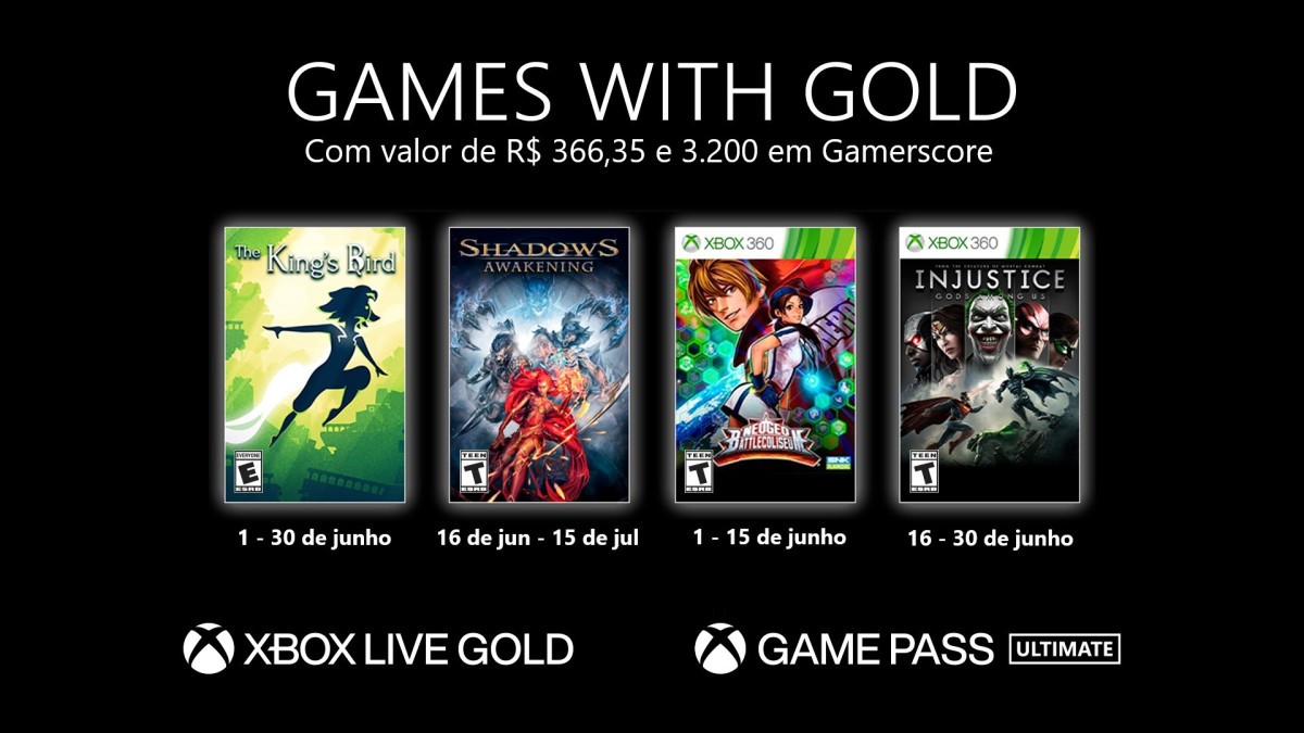 Games With Gold: Jogos Grátis Para junho de 2023 - Xbox Wire em