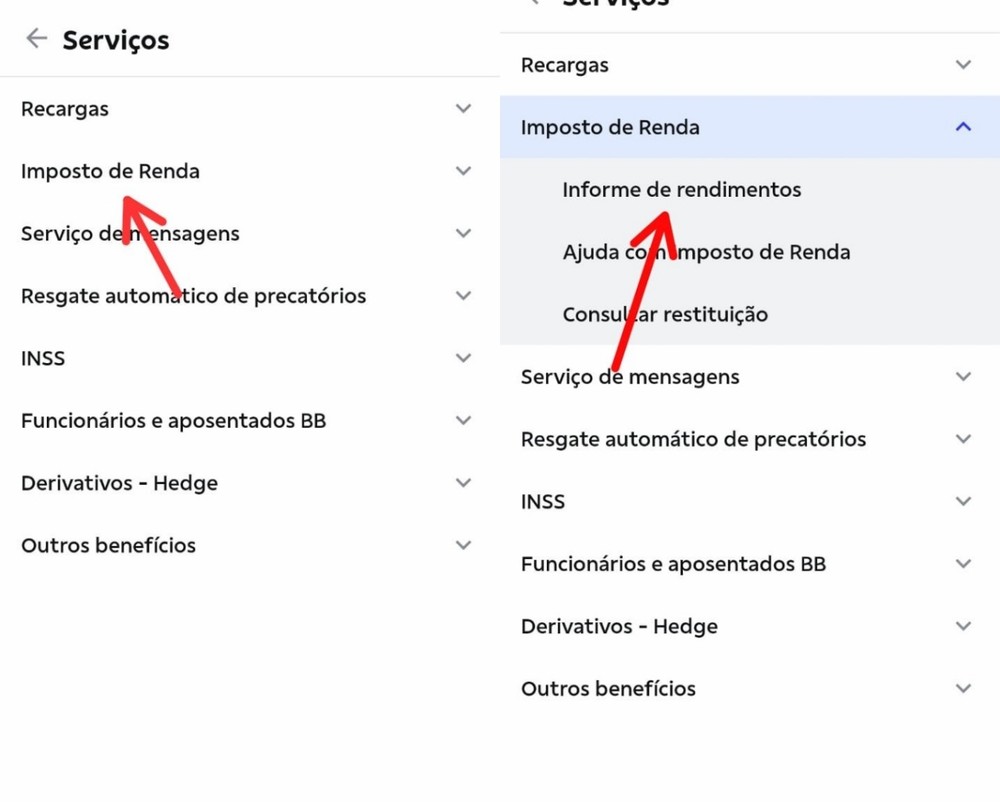 Imposto de Renda 2025: como consultar o informe de rendimentos do Banco ...