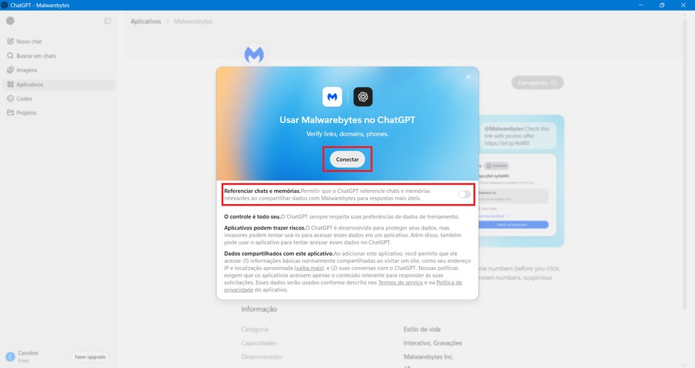  Reprodução/Caroline Silvestre