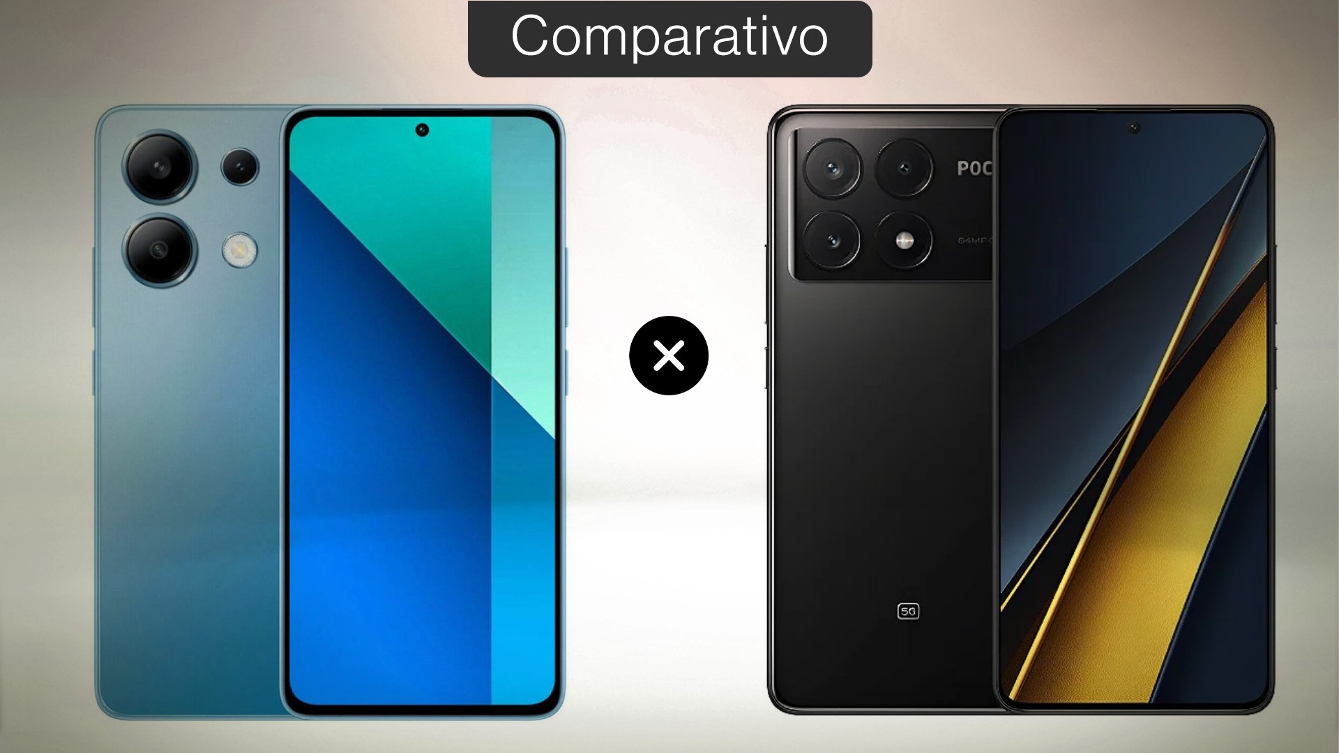 Redmi Note 13 vs POCO X6: saiba o que muda entre os celulares
