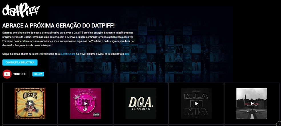  Reprodução/DatPiff