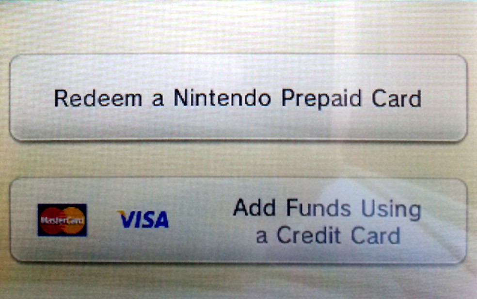 Nintendo 3DS como adicionar valor exato de crédito para comprar jogos