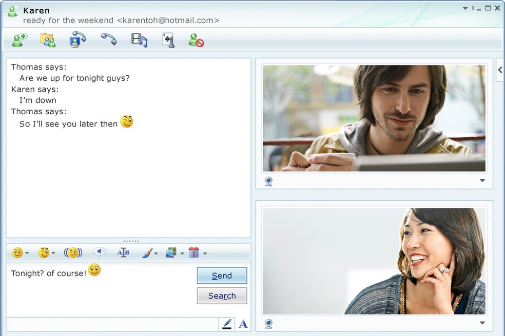 MSN Messenger foi um dos programas de mensagens mais populares no Brasil durante os anos 90 e 2000 — Foto: Reprodução/MSN