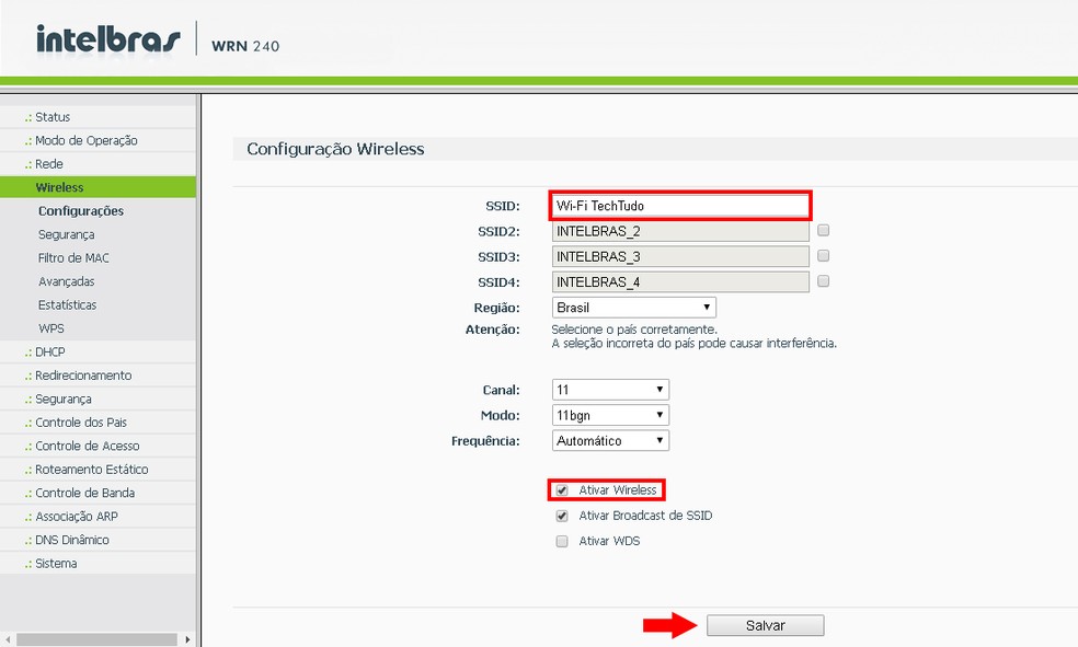 Como mudar o nome e a senha da rede Wi-Fi do roteador Intelbras