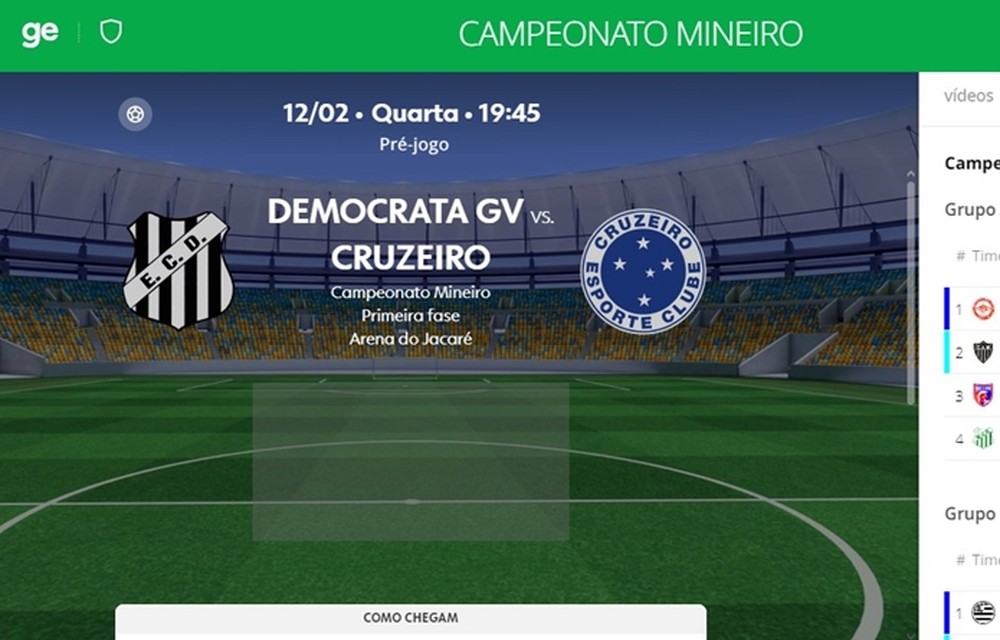 Jogo do Cruzeiro hoje: horário e onde assistir à partida contra o Democrata