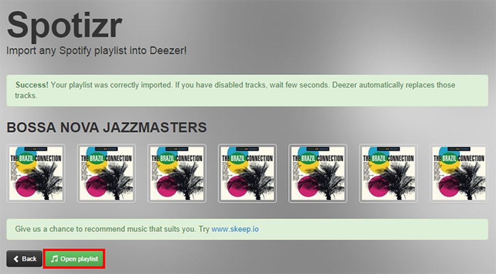 Abra sua nova playlist dentro do Deezer (Foto: Reprodução/Paulo Alves) — Foto: TechTudo