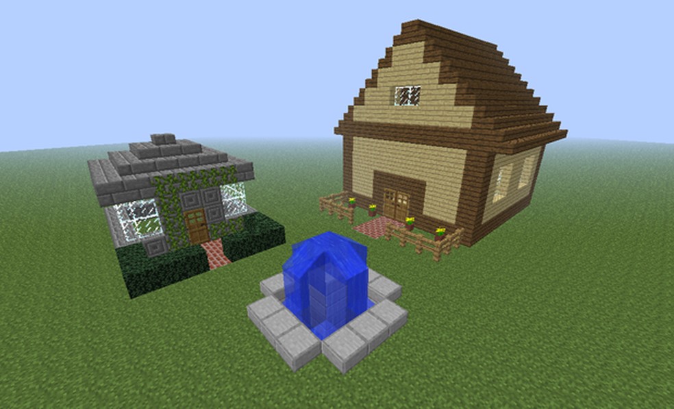 Minecraft - Construindo uma Casa Fácil de Madeira 