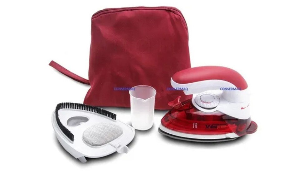 Mini ferro de passar vapor Patchwork — Foto: Divulgação/Patchwork