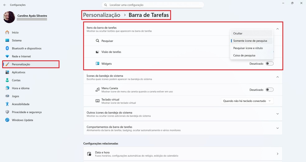  Reprodução/Caroline Silvestre