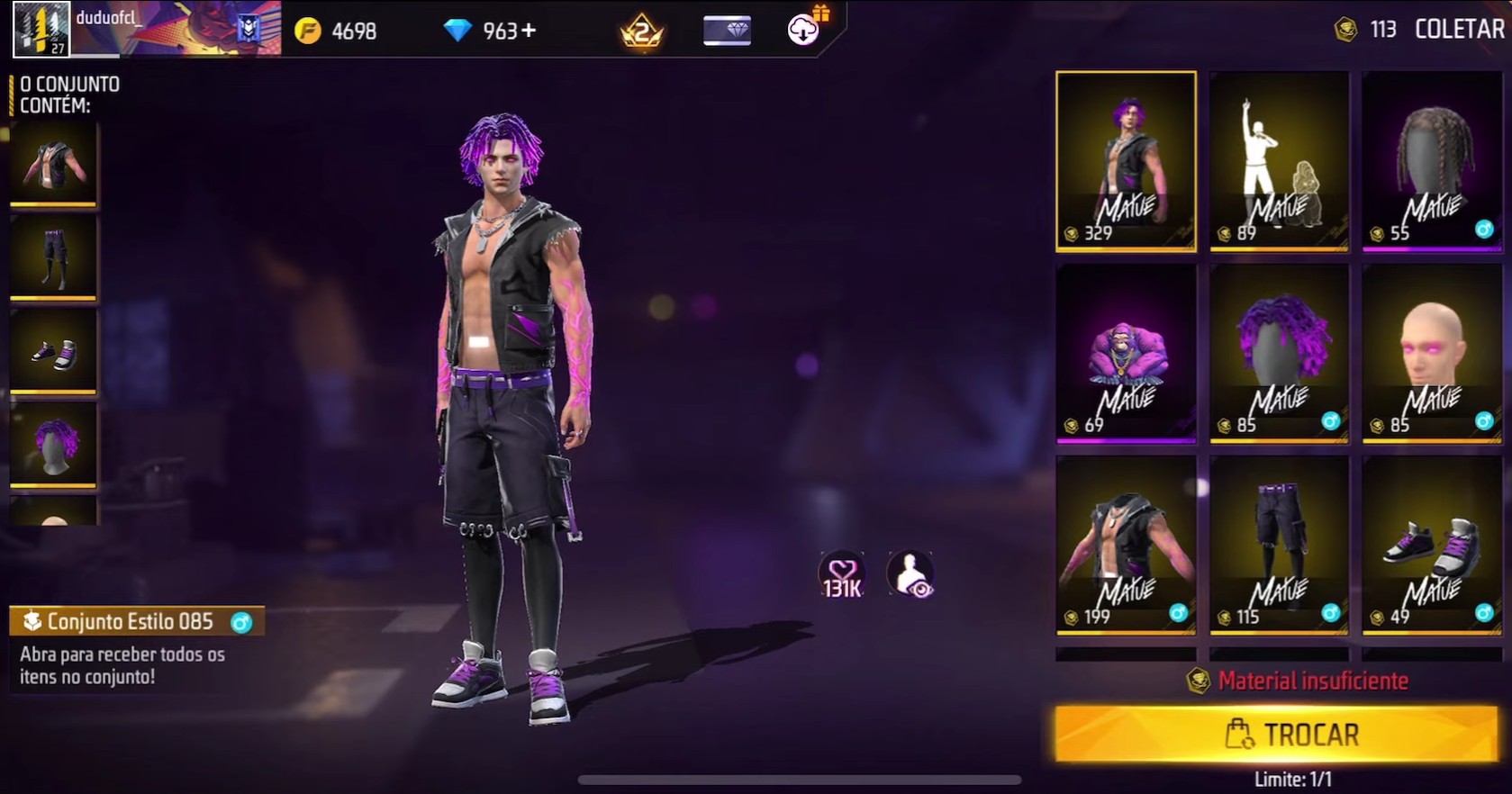 Matuê no Free Fire: relembre itens e recompensas de evento no jogo da Garena