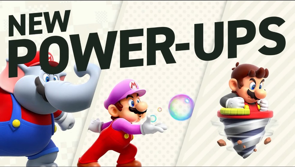 Super Mario Bros. Wonder ganha vídeo que mostra os power-ups