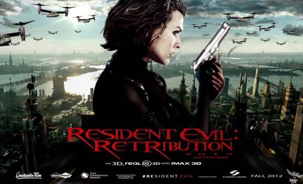 Confira pôster e novas imagens do filme Resident Evil: Retribuição 3D
