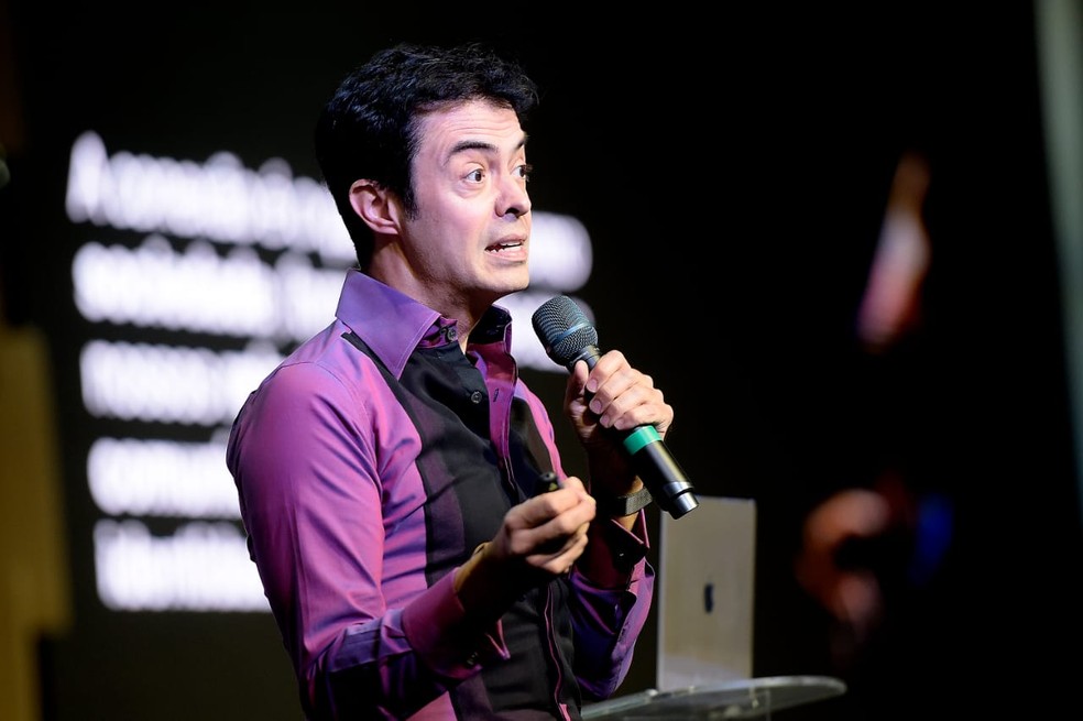 Orkut Buyukkokten na Rio Innovation Week em 2024 — Foto: Ag. Enquadrar/Divulgação RIW