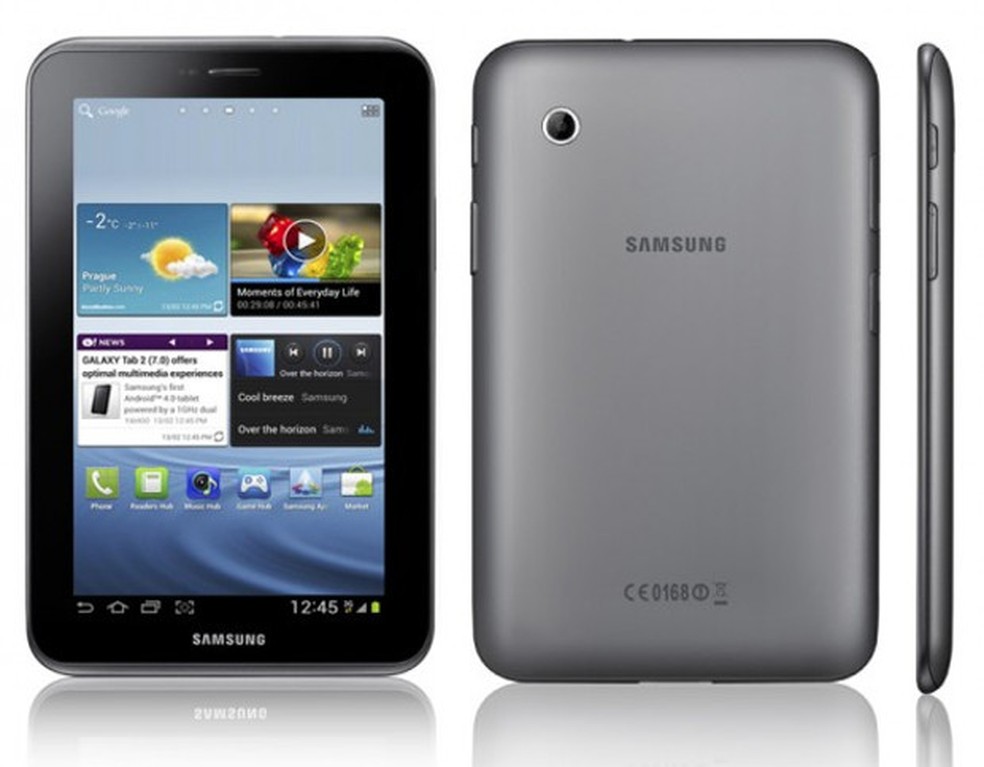 O Galaxy Tab 2 de sete polegadas com 3G é um tablet barato com ótima câmera (Foto: Divulgação) (Foto: O Galaxy Tab 2 de sete polegadas com 3G é um tablet barato com ótima câmera (Foto: Divulgação)) — Foto: TechTudo