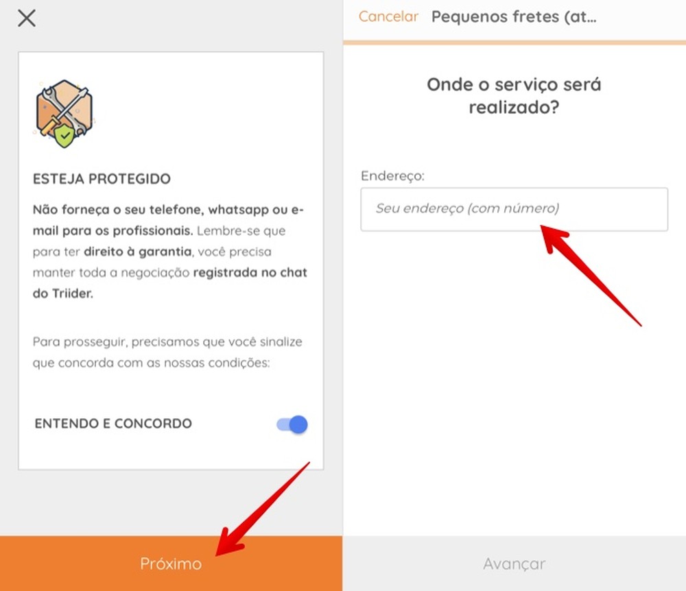 Como usar o Triider, app para contratação de serviços domésticos gerais