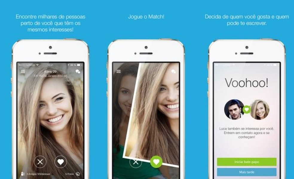 VOO: um Tinder melhorado (Foto: Divulgação/AppStore) — Foto: TechTudo