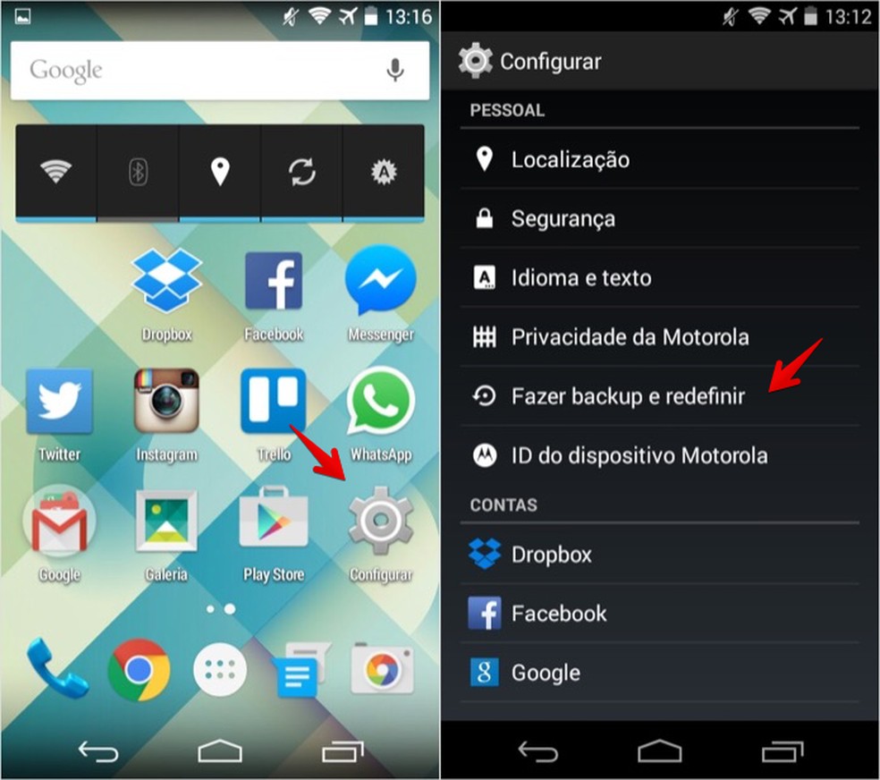 Moto G4 Play: como fazer backup no celular