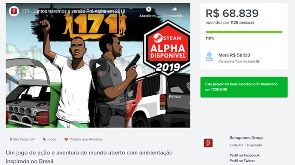 Estúdio anuncia o lançamento de GTA brasileiro: o 171