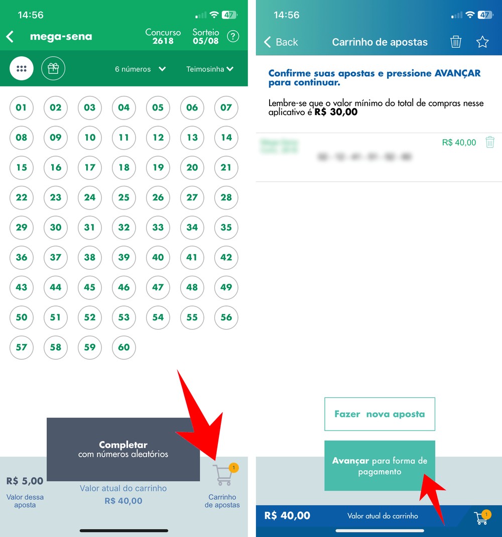 Mega-Sena 2617 acumula em R$ 60 milhões; veja como apostar pelo celular